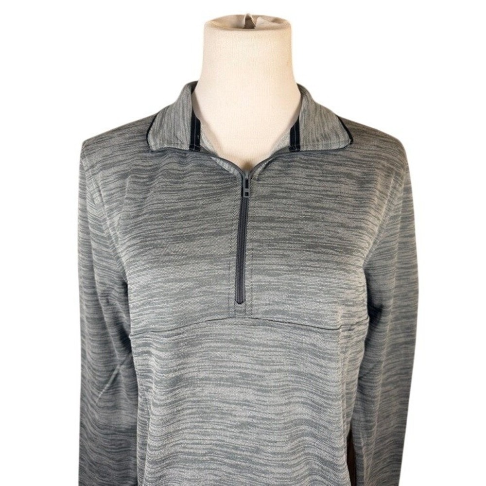 Under Armour UA Golf Women Small 1/4 Zip Pullover Heather Gray Fleece Jacket NEW